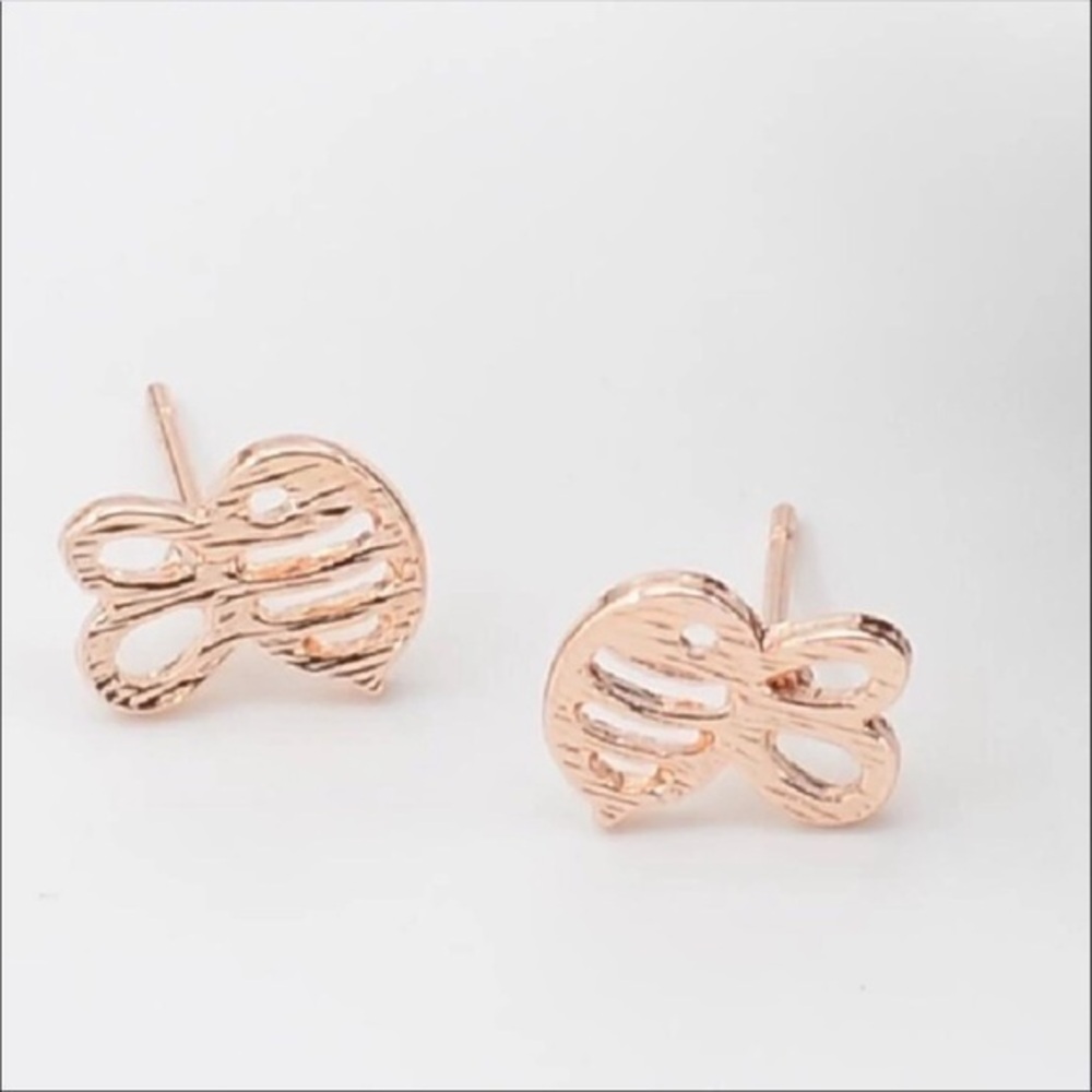 Bumblebee Studs Rose Gold